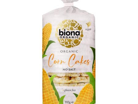 Biona Corn Cakes no salt  Organic  - 100% Corn 110g For Cheap