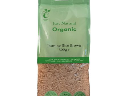 Just Natural Organic Organic Jasmine Rice Brown 500g Hot on Sale