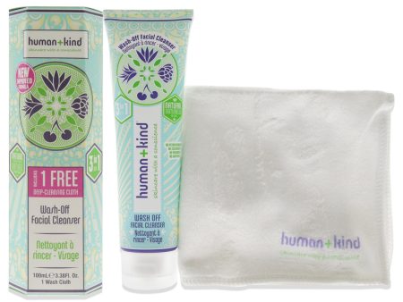 Human+Kind Wash-Off Facial Cleanser by Human+Kind for Unisex - 3.38 oz Cleanser Discount