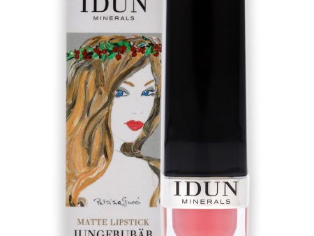 Idun Minerals Matte Lipstick - 103 Jungfrubar by Idun Minerals for Women - 0.14 oz Lipstick Fashion