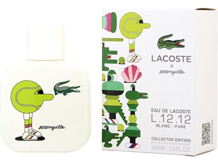 Lacoste Eau De Lacoste L.12.12 Blanc Pure Eau De Toilette Spray (jeremyville Colector Edition) 50ml 1.6oz Sale