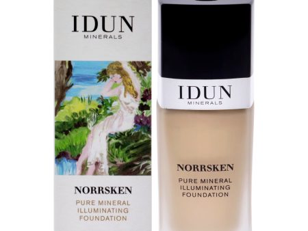 Idun Minerals Norrsken Foundation - 206 Freja Warm Light by Idun Minerals for Women - 1 oz Foundation Hot on Sale