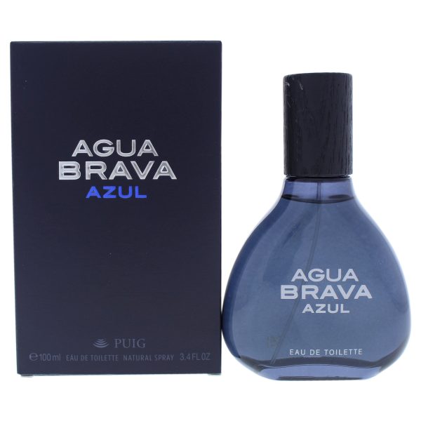 Antonio Puig Agua Brava Azul by Antonio Puig for Men - 3.4 oz EDT Spray For Sale