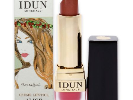 Idun Minerals Creme Lipstick - 202 Alice by Idun Minerals for Women - 0.13 oz Lipstick For Discount