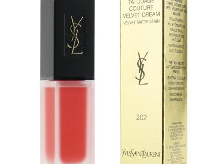 Yves Saint Laurent Tatouage Couture Velvet Cream Velvet Matte Stain - # 202 Coral Symbol 6ml 0.2oz Supply