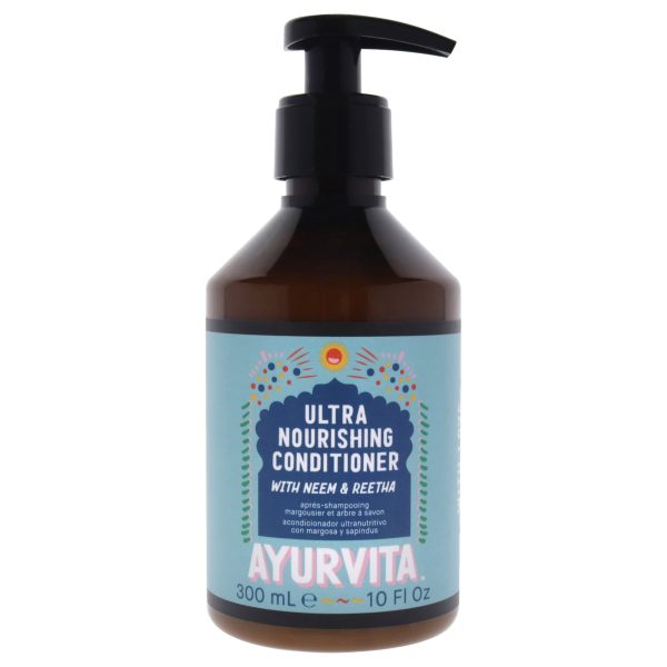 AyurVita Neem and Reetha Ultra Nourishing Conditioner by AyurVita for Unisex - 10 oz Conditioner Online Hot Sale