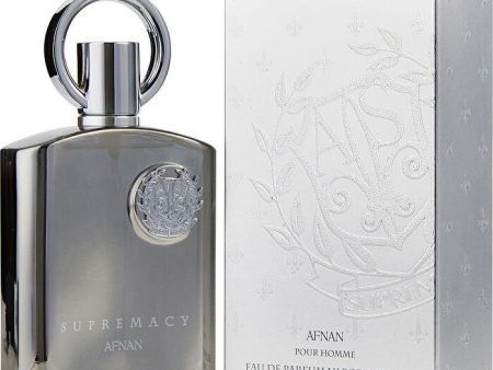 Afnan Supremacy Silver Eau De Parfum Spray 100ml 3.4oz Online Sale