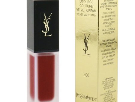 Yves Saint Laurent Tatouage Couture Velvet Cream Velvet Matte Stain - # 206 Club Bordeaux 6ml 0.2oz Online now