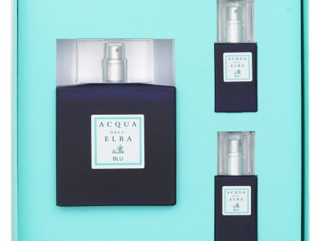 Acqua Dell Elba Eau De Parfum Blu Fragrance For Men Coffret:  3pcs Discount