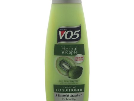 Alberto VO5 Herbal Escapes Kiwi Lime Squeeze Conditioner by Alberto VO5 for Unisex - 15 oz Conditioner Hot on Sale