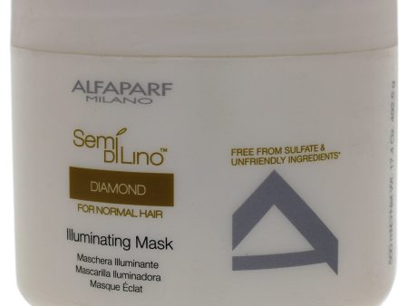 AlfaParf Semi Di Lino Diamond Illuminating Mask by ALFAPARF for Unisex - 17.4 oz Mask For Cheap