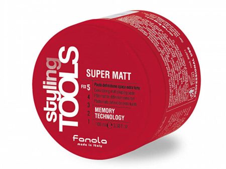 Fanola Styling Tools Super Matt Extra Strong Shaping Matt Paste 100ml Sale