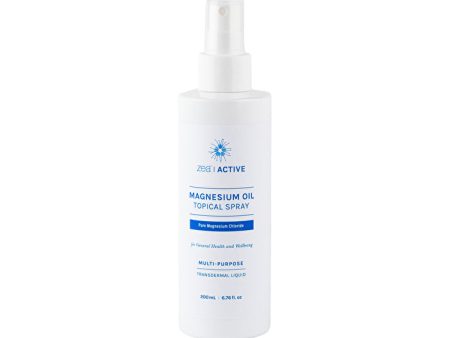 Zea Active Magnesium Oil Topical Spray (Pure Magnesium Chloride) 200ml Online Hot Sale