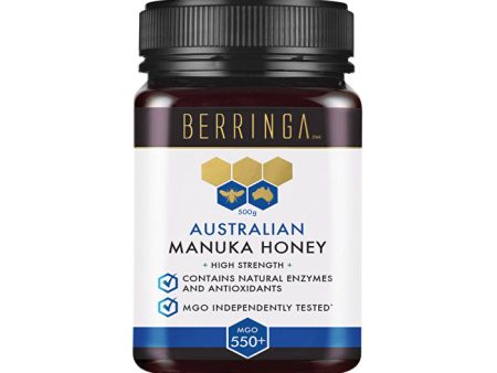 BERRINGA HONEY Berringa Australian Manuka Honey High Strength (MGO 550+) 500g Supply