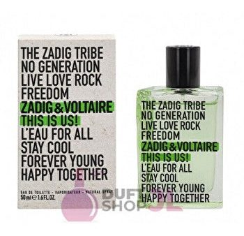 Zadig & Voltaire This is Us! L eau For All Eau De Toilette Spray 50ml Online Sale