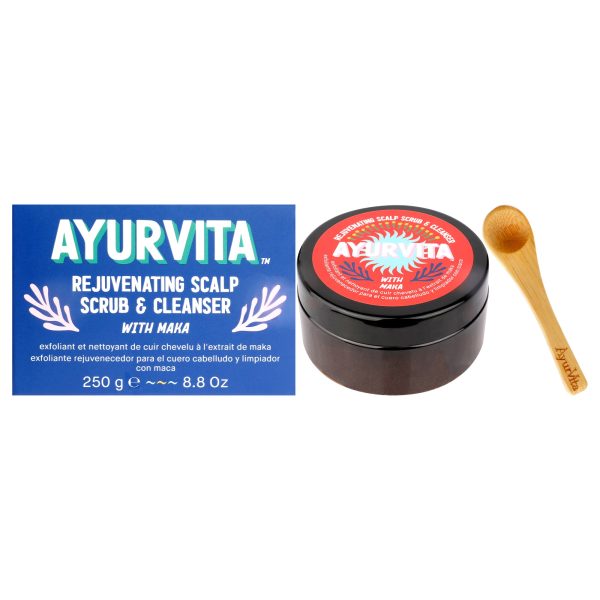 AyurVita Maka Rejuvenating Scalp Scrub and Cleanser by AyurVita for Unisex 6.7 oz Cleanser Hot on Sale