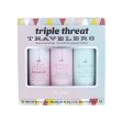 Drybar Triple Threat Travel Set - Final Call Frizz And Static Control Mist Detox Dry Shampoo 40g Hot Toddy Heat Protectant 42g 48g Sale