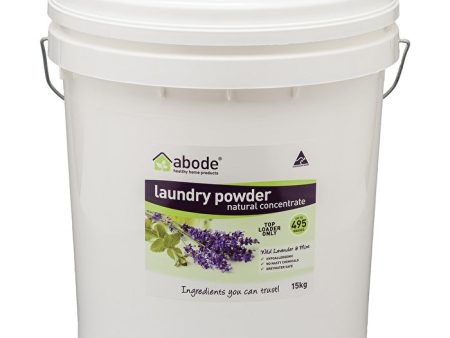 Abode Cleaning Products Abode Laundry Powder (Front & Top Loader) Wild Lavender & Mint Bucket 15kg Online Sale