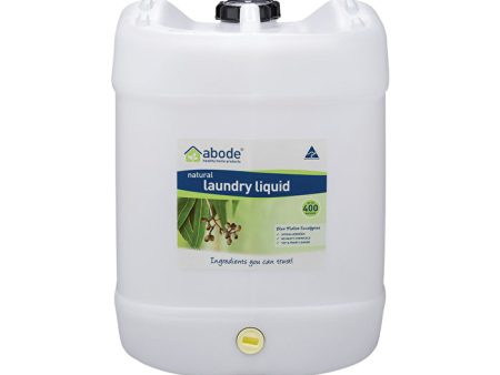 Abode Cleaning Products Abode Laundry Liquid (Front & Top Loader) Blue Mallee Eucalyptus 15000ml on Sale