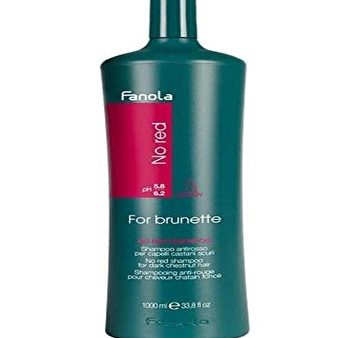 Fanola No Red Shampoo Anti Red Reflexes On Colored and Natural Hair with Dark Tones 1000ml on Sale