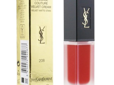 Yves Saint Laurent Tatouage Couture Velvet Cream Velvet Matte Stain - # 208 Rouge Faction 6ml 0.2oz For Cheap